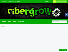 Tablet Screenshot of cibergrow.com